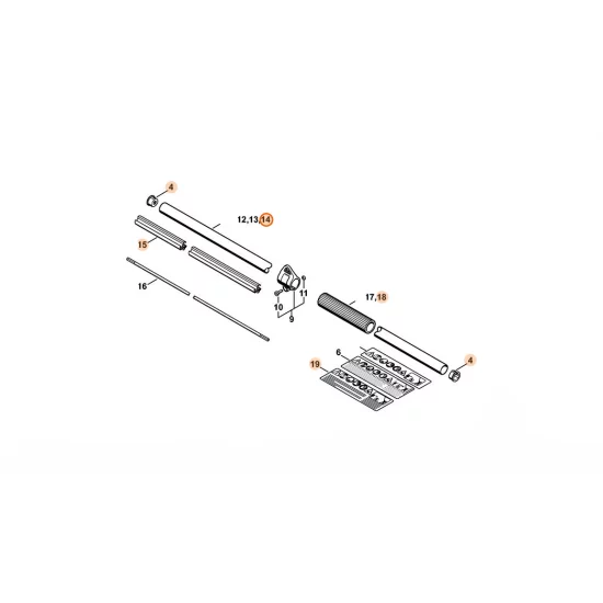 STIHL  Wysięgnik Ø 25,4 mm 4230 710 7100